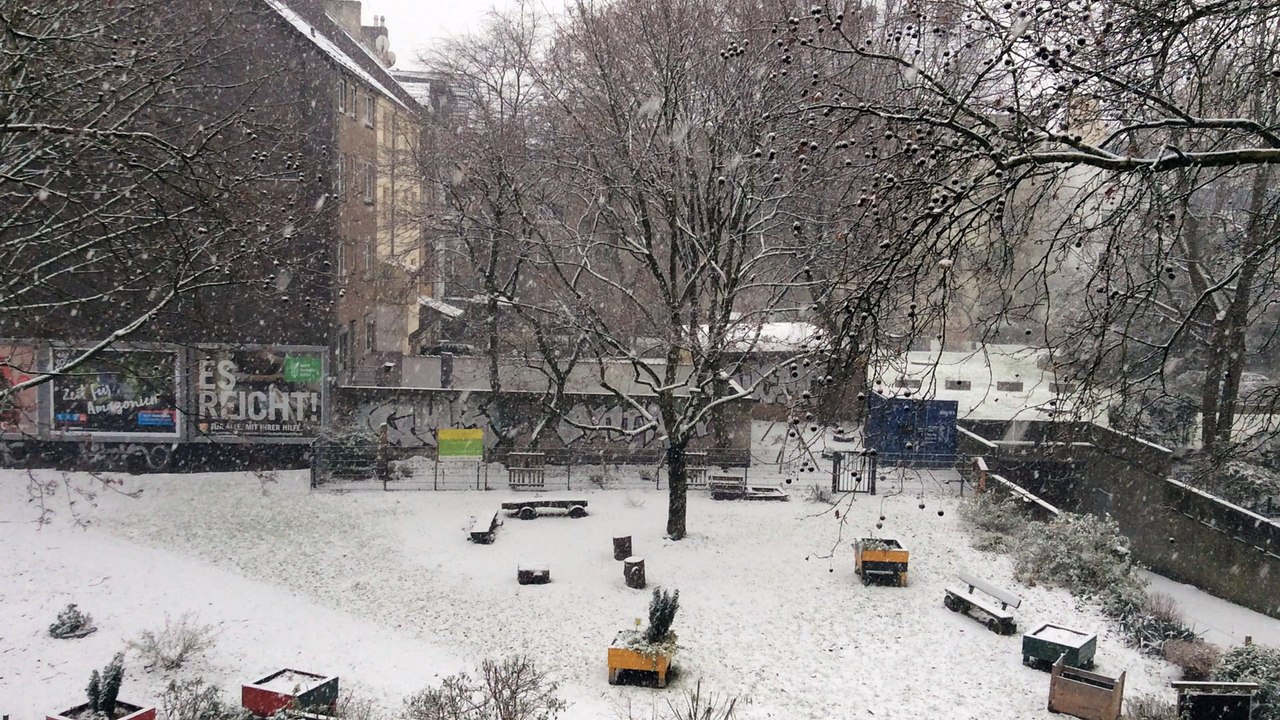 Snow in germany