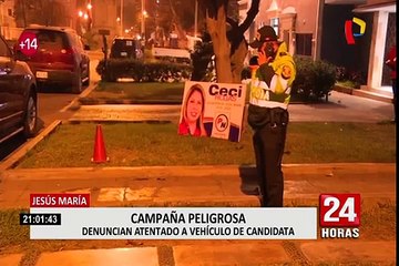 Desconocidos atentan contra local partidario en Jesús María