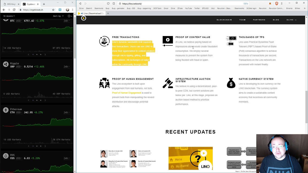 Here are my thoughts on the Dlive situation as well as my thoughts on Lino.