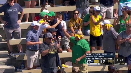 College Football Highlights- Ian Book debuts as starter in Notre Dame win over Wake Forest