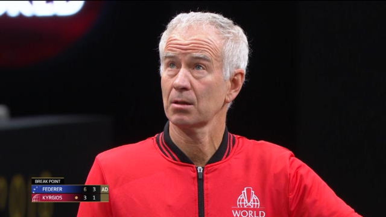 Laver Cup - ''Vous délirez !'' : Kyrgios et McEnroe s'emportent contre l'arbitre
