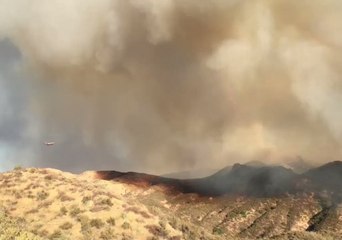 LA County Sheriff's Office Redirects Traffic as Charlie Fire Spreads