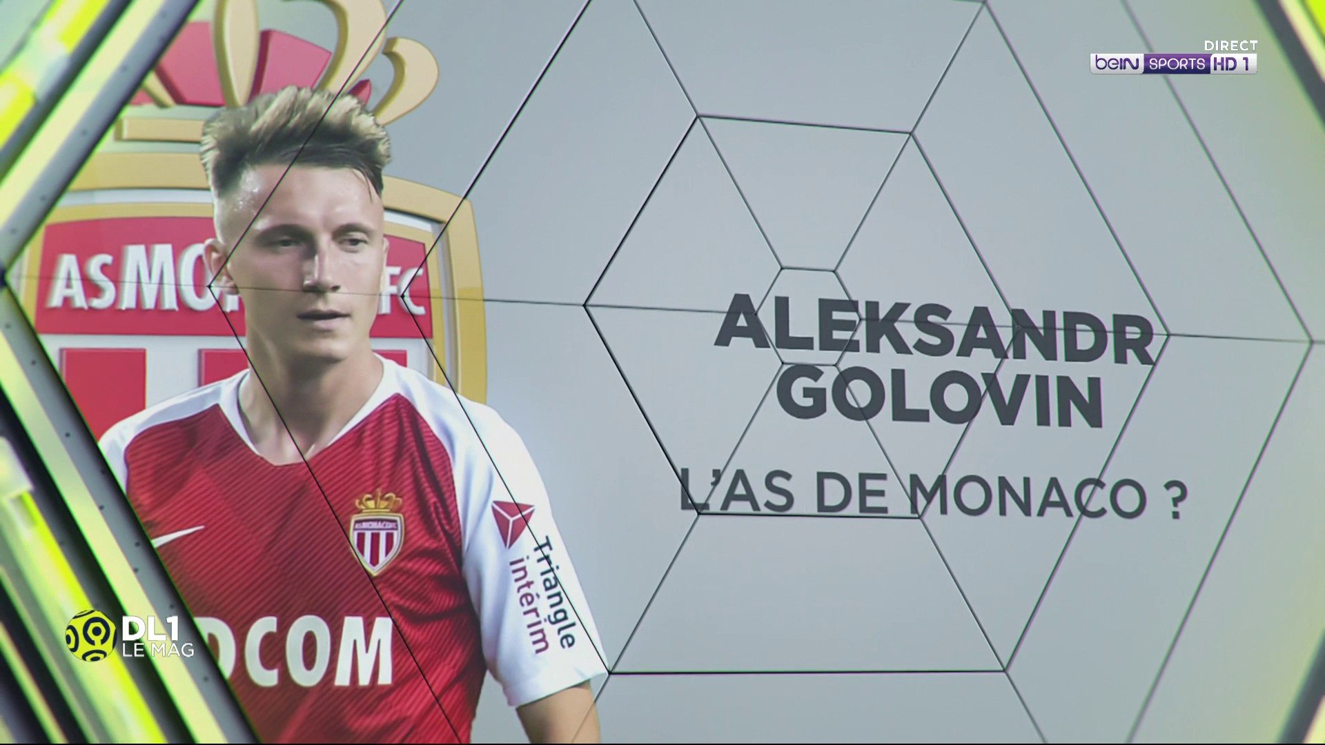 Carte Laser Panini Score Ligue 1 2022 - Aleksandr Golovin (Monaco) #101 - Neuve