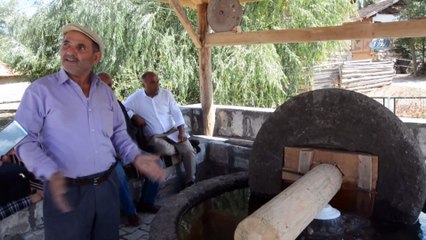 100 yıllık bulgur değirmenini süs havuzu yaptılar