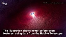Neutron star spitting out infrared radiation has never-before-seen features