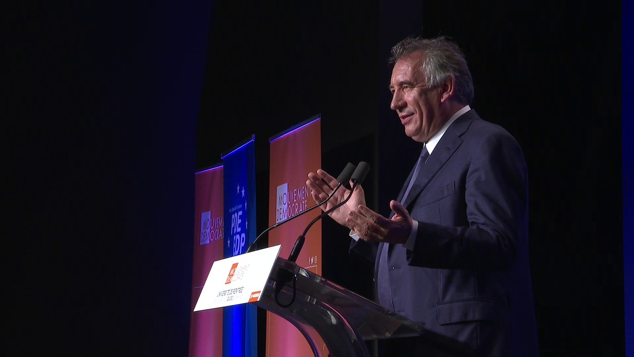 Discours de clôture de François Bayrou - UR2018