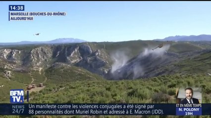 À Marseille, le plus gros incendie de l'année est circonscrit