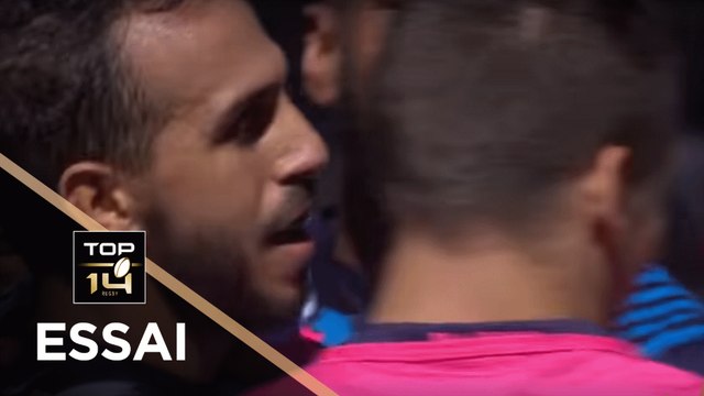 TOP 14 - Essai Kylan HAMDAOUI (SFP) - Pau - Paris - J5 - Saison 2018/2019