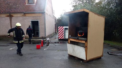 Démonstration chez les pompiers de Mouscron