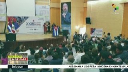 México: celebran 23o. encuentro de Solidaridad con Cuba