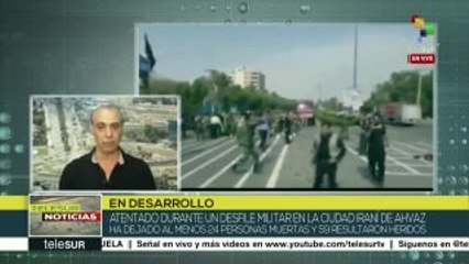 Irán: cifra de víctimas del atentado en Ahvaz asciende a 29