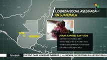 Guatemala: lideresa social ixil es asesinada a tiros