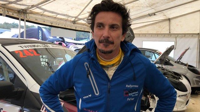 À Mayenne. Arnaud Tsamère fait sensation au Championnat de France de rallycross