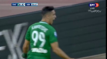 1-0 Το γκολ του Αργύρη Καμπετσή - Παναθηναϊκός vs Λεβαδειακός 23.09.2018 - Full Replay[HD]