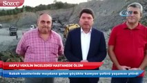 AKP’li vekilin incelediği hastane inşaatında bir işçi hayatını kaybetti