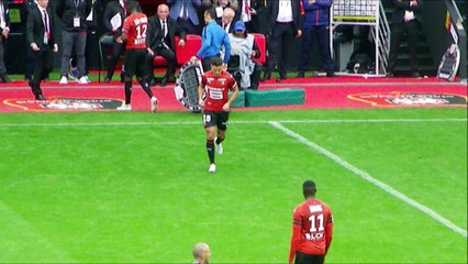 23/09/18 : SRFC-PSG : changement Léa Siliki / Ben Arfa (62')