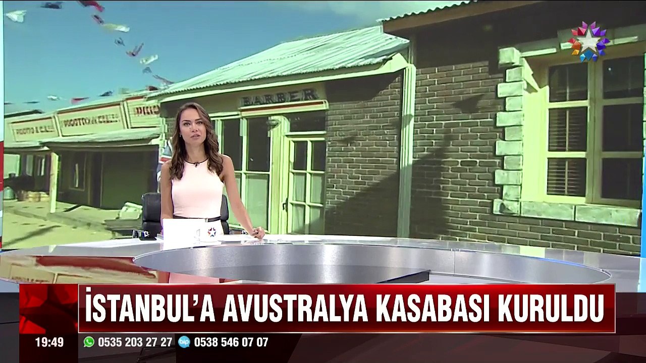 Bir film için İstanbul'a Avustralya kasabası kurdular