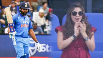 India VS Pakistan Asia Cup 2018: Ritika Sajdeh celebrates Rohit Sharma 37th fifty | वनइंडिया हिंदी