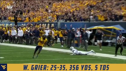 Will Grier Highlights: Kansas State - West Virginia 2018