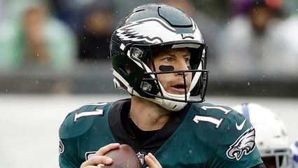 Wentz's first TD since injury is 13-yard dart to Goedert
