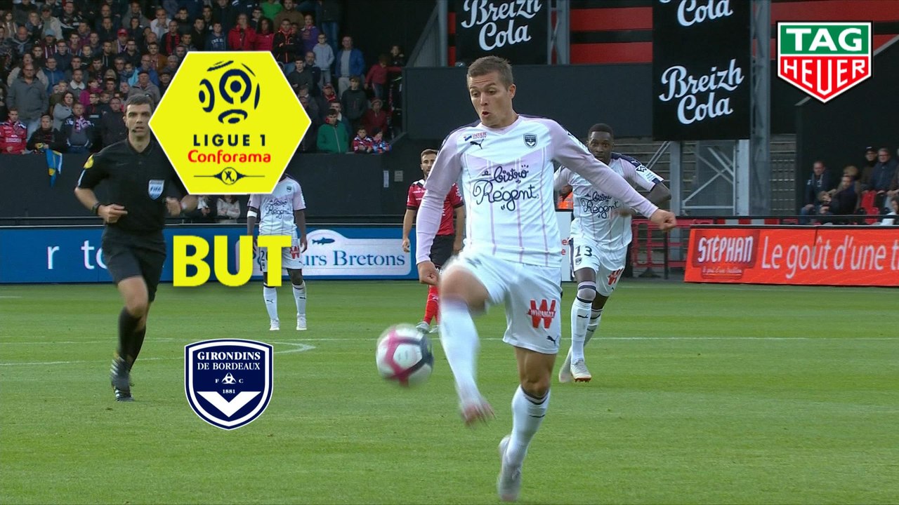 But Nicolas DE PREVILLE (90ème +5) / EA Guingamp - Girondins de Bordeaux - (1-3) - (EAG-GdB) / 2018-19