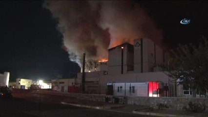 Süt Fabrikasındaki Yangın Kontrol Altına Alınamıyor