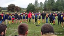 Nord Eclair - Rugby (Régionale 1) - L'équipe de Tournai célèbre sa victoire 3-33 à Saint-Ghislain