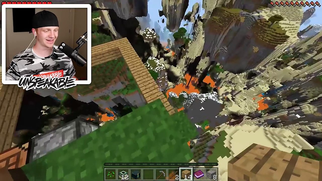 SURVIVING IN A CRAZY CLIFF SIDE MINECRAFT HOUSE!