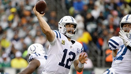 Andrew Luck steps up in pocket, delivers ball to T.Y. Hilton for 29 yards