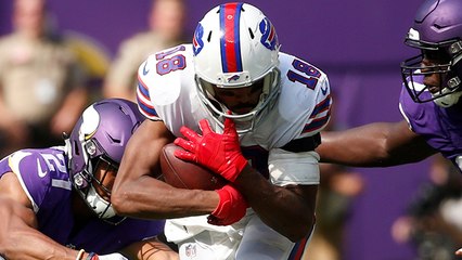 Josh Allen connects with Andre Holmes for a big 22-yard catch and run