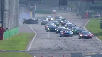 GT OPEN Monza 2018 Race2 Hellmeister Scary Massive Crash