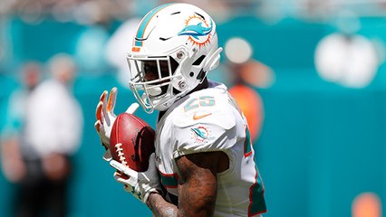 Xavien Howard leaps into the air to pick off an intended TD pass