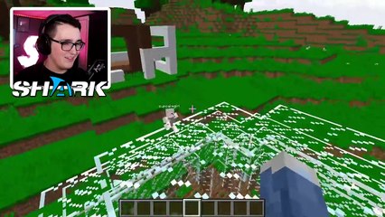 SHE CRIED when she SAW THE NETHER! (Minecraft)