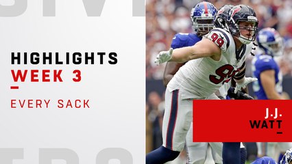 Every J.J. Watt sack | Week 3