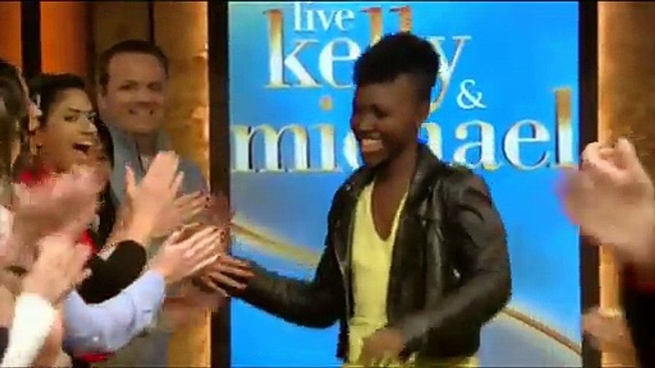 Lupita Nyong'o talks 'Star Wars The Force Awakens' on Live! with Kelly and Michael