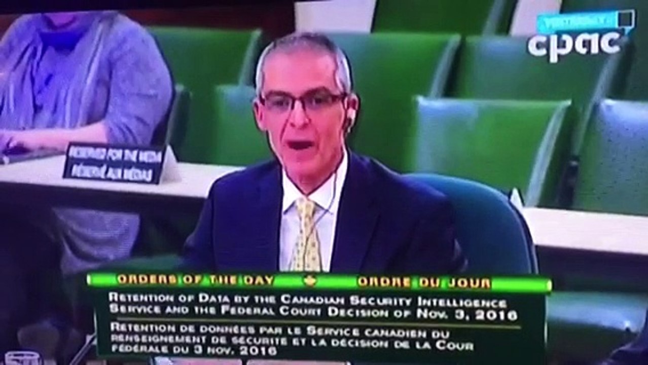 Former Head of CSIS admits to collecting information on Canadians.