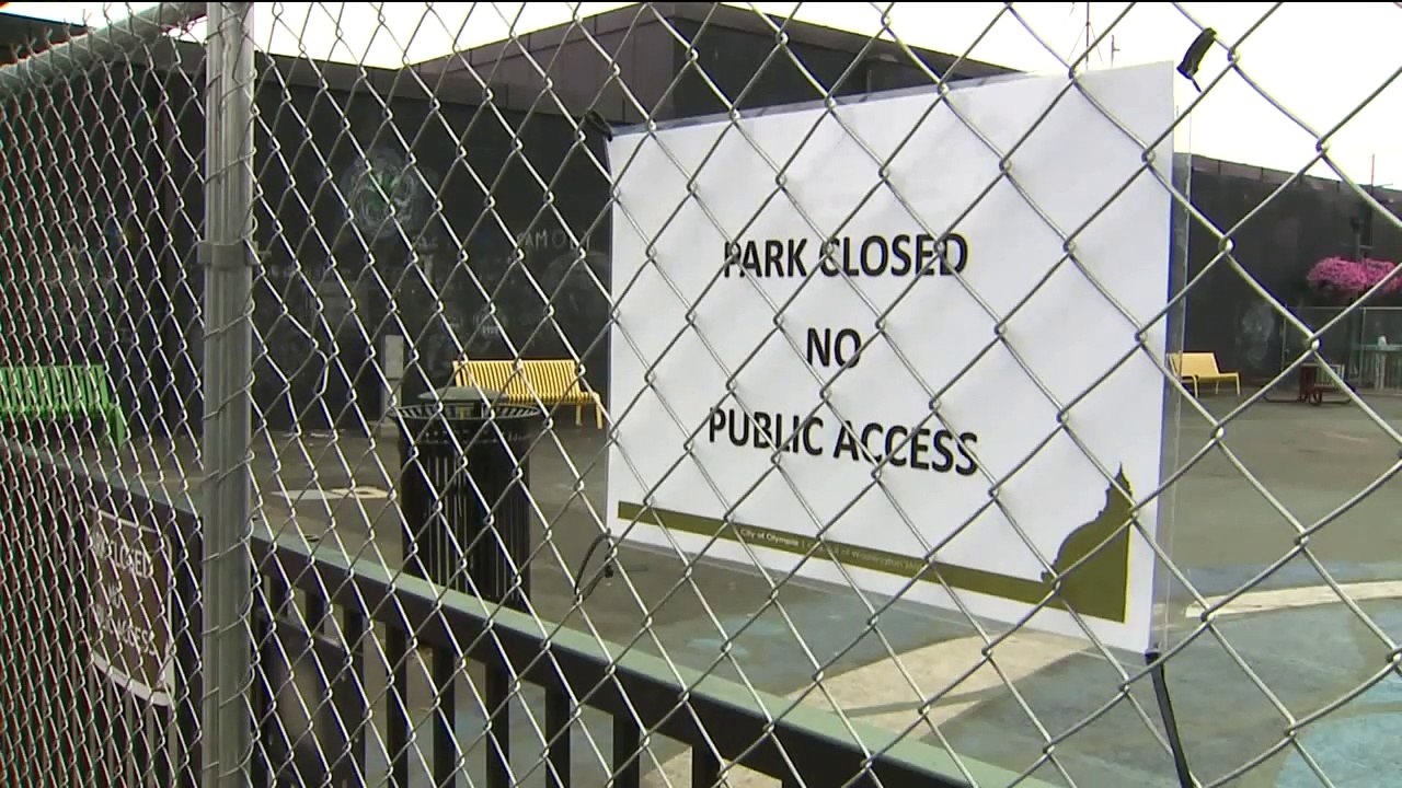 Three Arrested as Dozens Protest Closure of Washington Park