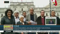 Chile: profesores anuncian paro nacional el 3 y 4 de octubre