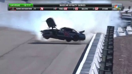 Xifinity Series Las Vegas 2018 Restart Briscoe Big Crash