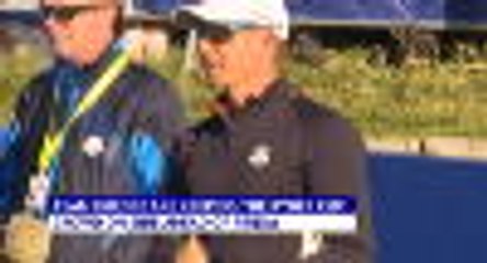 McIlroy's viking clap and Stenson fires up crowd - Team Europe prepare for battle