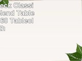 Fennco Styles Buffalo Plaid Check Classic Cotton Blend Tablecloth 70x160 Tablecloth