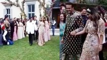 Isha Ambani makes grand ENTRY with Father Mukesh Ambani at Engagement Venue; Watch Video | FilmiBeat