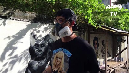 En Thaïlande, le "street art" s'attaque à la politique