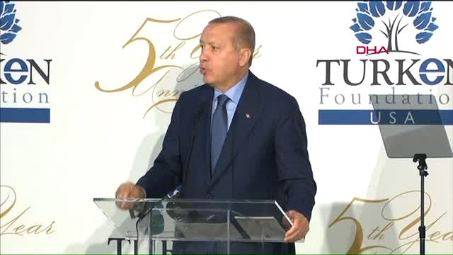 Cumhurbaşkanı Erdoğan, ABD'de Türken Vakfı Yemeğinde Konuştu - 4
