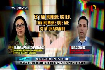 Maltrato en Essalud: trabajadora agrede a padre de menor con cardiopatía