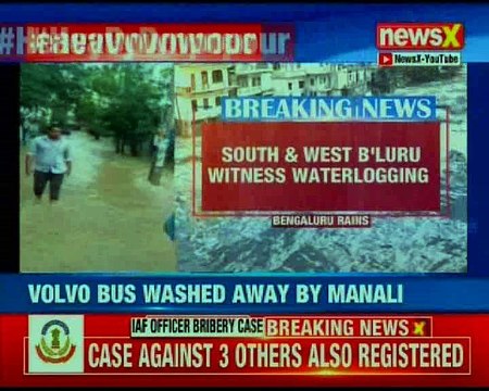 Heavy rains battered Bengaluru leads to inundating several crucial roads in the city