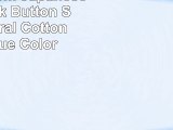 New Cozymom Japanese Style Back Button Shape Natural Cotton Apronblue Color