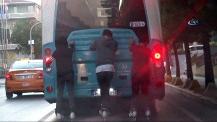 Çocukların Tehlikeli Oyunu Kamerada