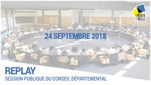 Session du 24/09/2018 en présence du Préfet de Meurthe-et-Moselle