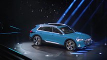 2019 Audi e-tron Unveiled on Stage in San Francisco